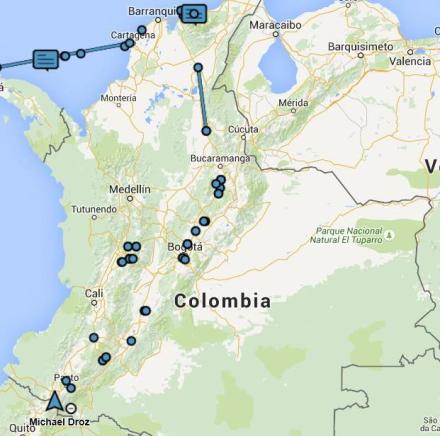 itinéraire colombie