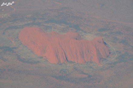 9 Uluru depuis l'avion